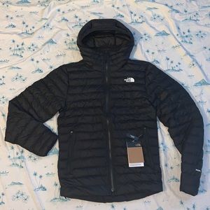 The North Face Mens Stretch Down Hoodie XS TNF Black